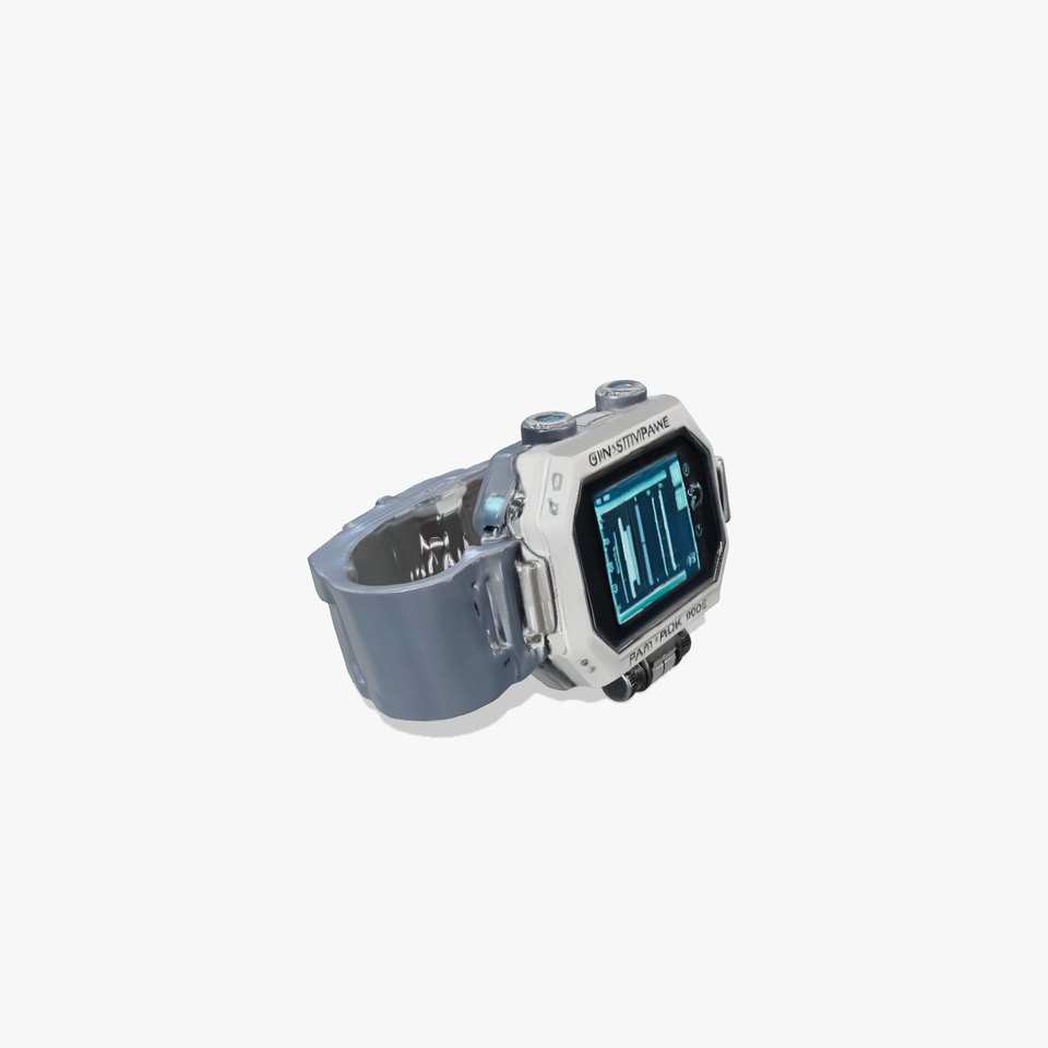 Futuristic Tactical Wristwatch Model Pack